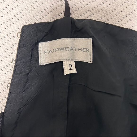 Vintage Fairweather Women’s Size 2 Black long fit and flare Maxi Dress witchy - Picture 10 of 16